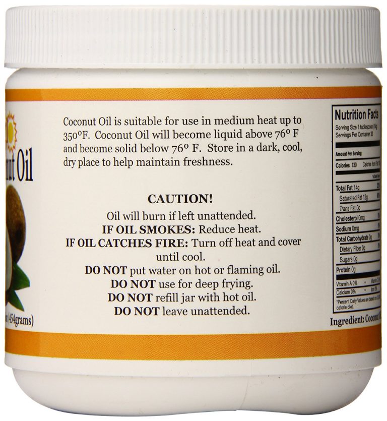 Sunglo 100 Coconut Oil, 16 Ounce