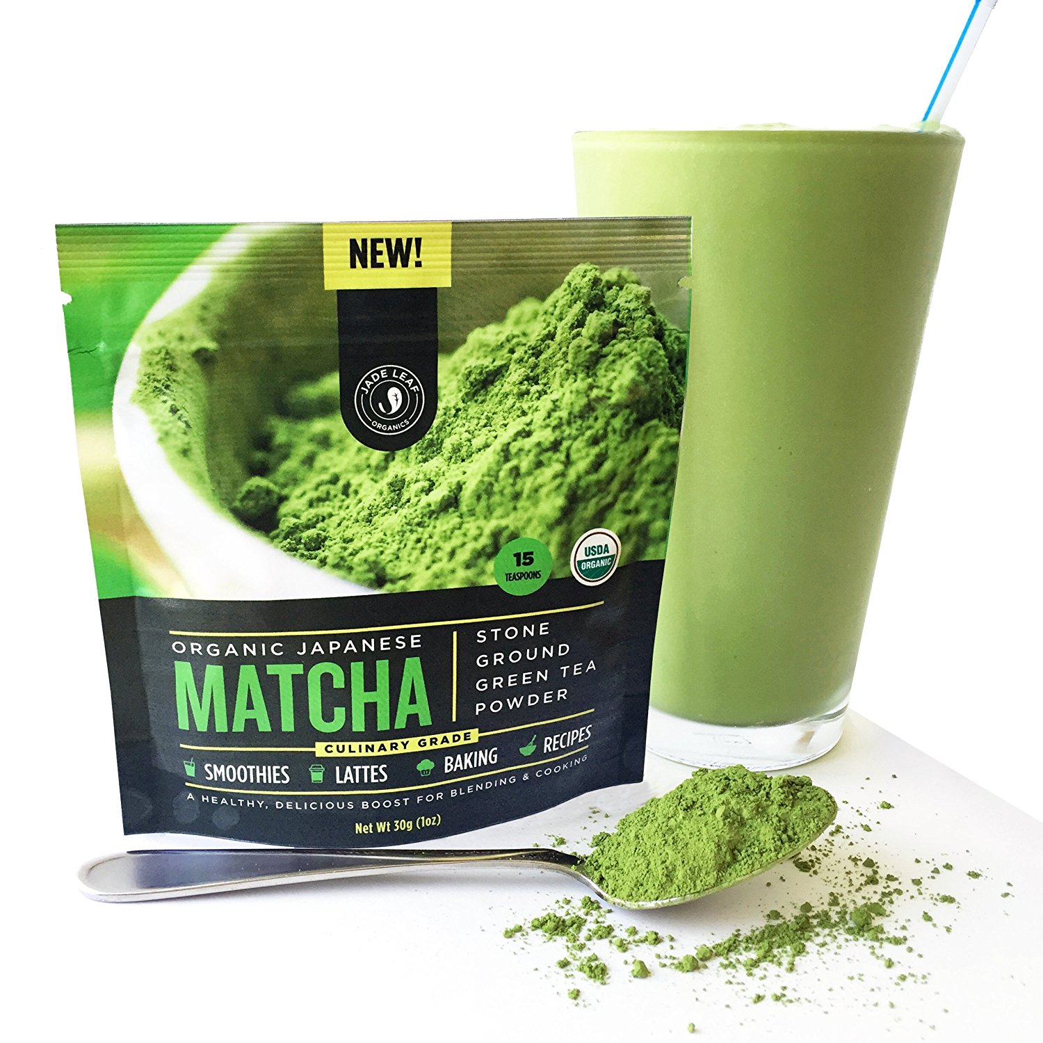 Matcha Green Tea Powder Organic - Japanese Culinary Grade (Smoothies