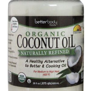 BetterBody Foods Organic Refined Coconut Oil 28oz