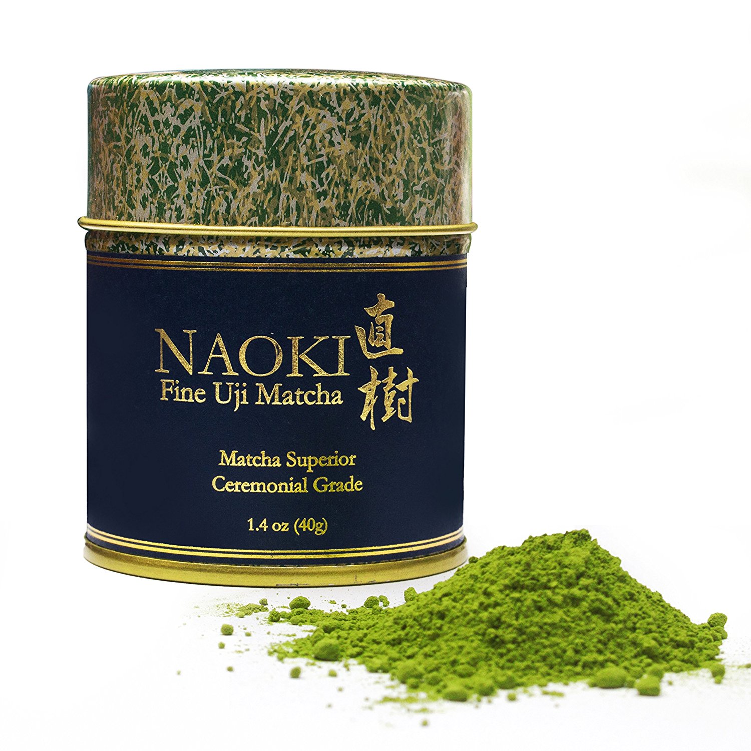 Authentic Naoki Matcha Green Tea Powder Superior Ceremonial Grade - Japanese 40g [1.4oz] - Experience The True Essence of Japanese Uji Matcha To Restore Focus