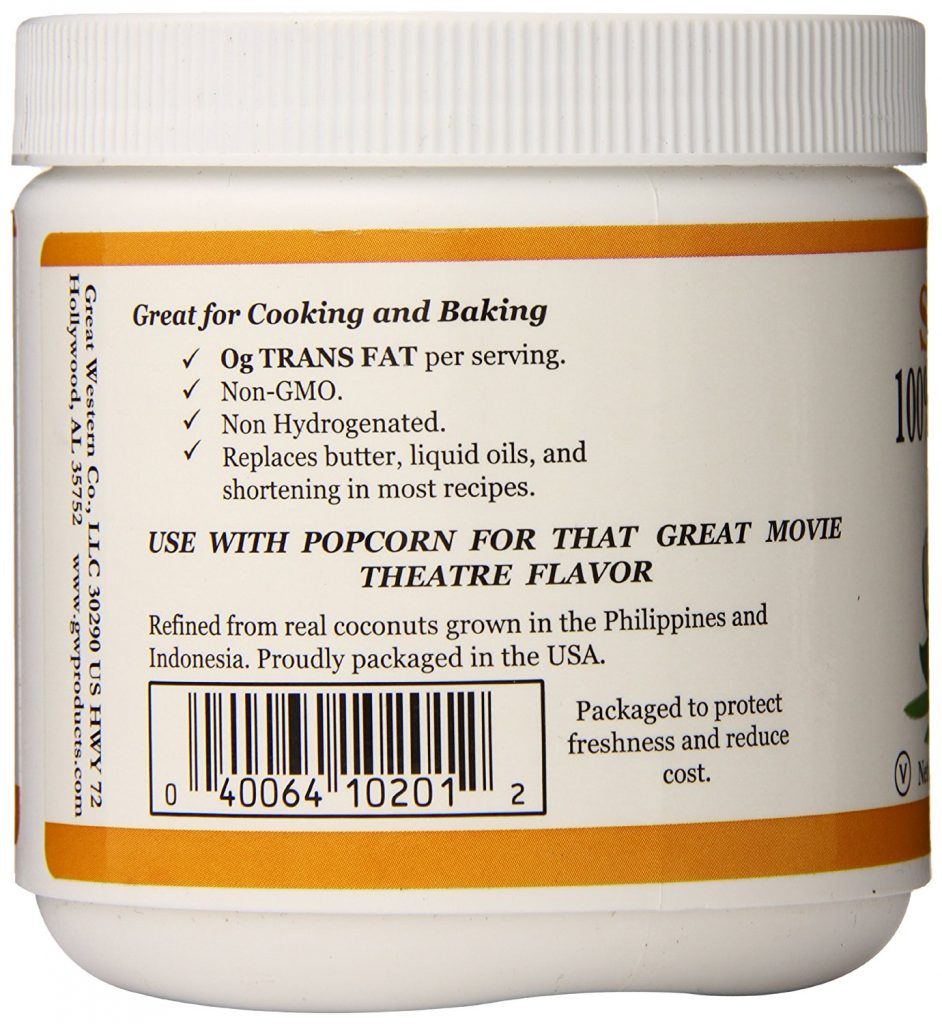 Sunglo 100 Coconut Oil, 16 Ounce